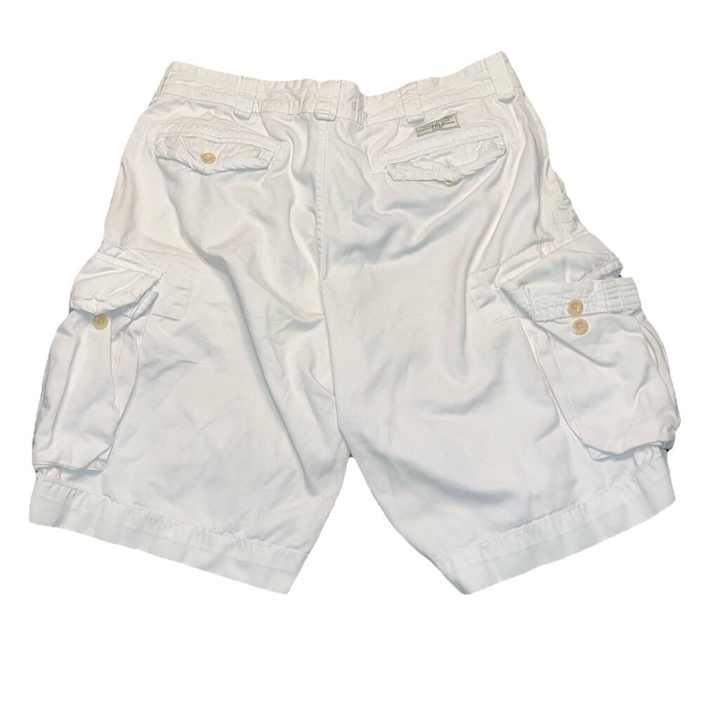 VTG Polo Jeans Co Ralph Lauren Long Cargo Shorts Mens 35 Y2K - Picture 6 of 6